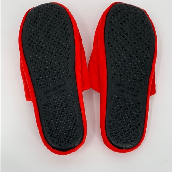 FOCO Kansas City Chiefs plush slide slipper mule KC NFL Football men new XL - Picture 5 of 6